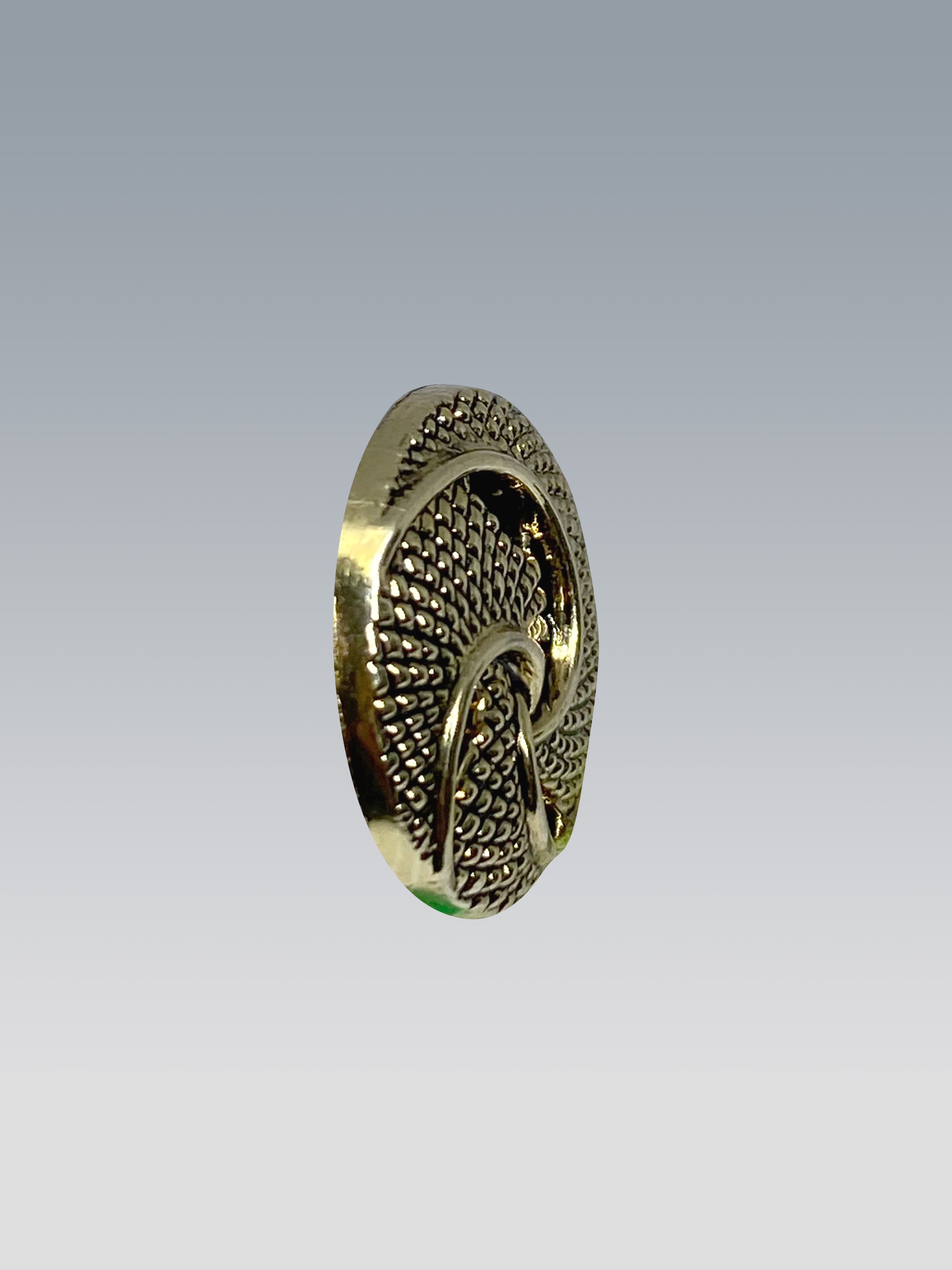 Botón dorado textura